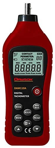Dawson Tools DAM110A Contact-Type Digital Tachometer