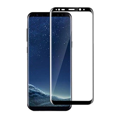 Galaxy S8 Screen Protector,PUJIN Full Coverage Screen Protector for Galaxy S8 5.8" Military-Grade Clear HD Anti-Bubble Film/Shatter/Fingerprint