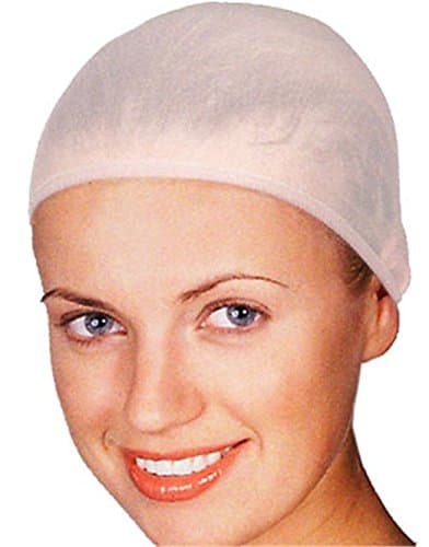 White Wig Cap 24 pack