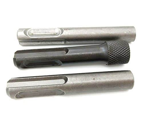 LONKER (3Pcs) SDS Hexagon Socket Impact Drill Batch Head Adapter Tool Adapter Pole Sleeve