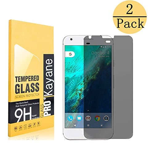 [2 Pack] Google Pixel XL Privacy Screen Protector,Kayane[Explosion Proof][ Anti-Spy][Anti-Peeping] Privacy Tempered Glass Screen Protector Film for Google Pixel XL 5.5"