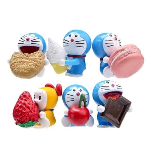 Doraemon Mini Doll - 6 Piece Set