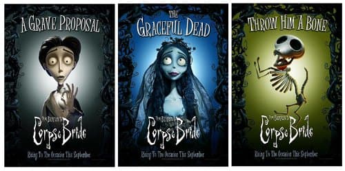 Corpse Bride Original Poster Set