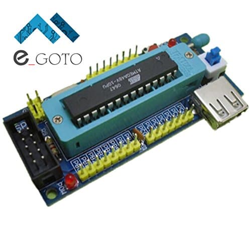 DIY Kit ATmega8 ATmega48 AVR Minimum System Development Board Kits Miniture Mini Electronic Suite Parts (NO Chip)