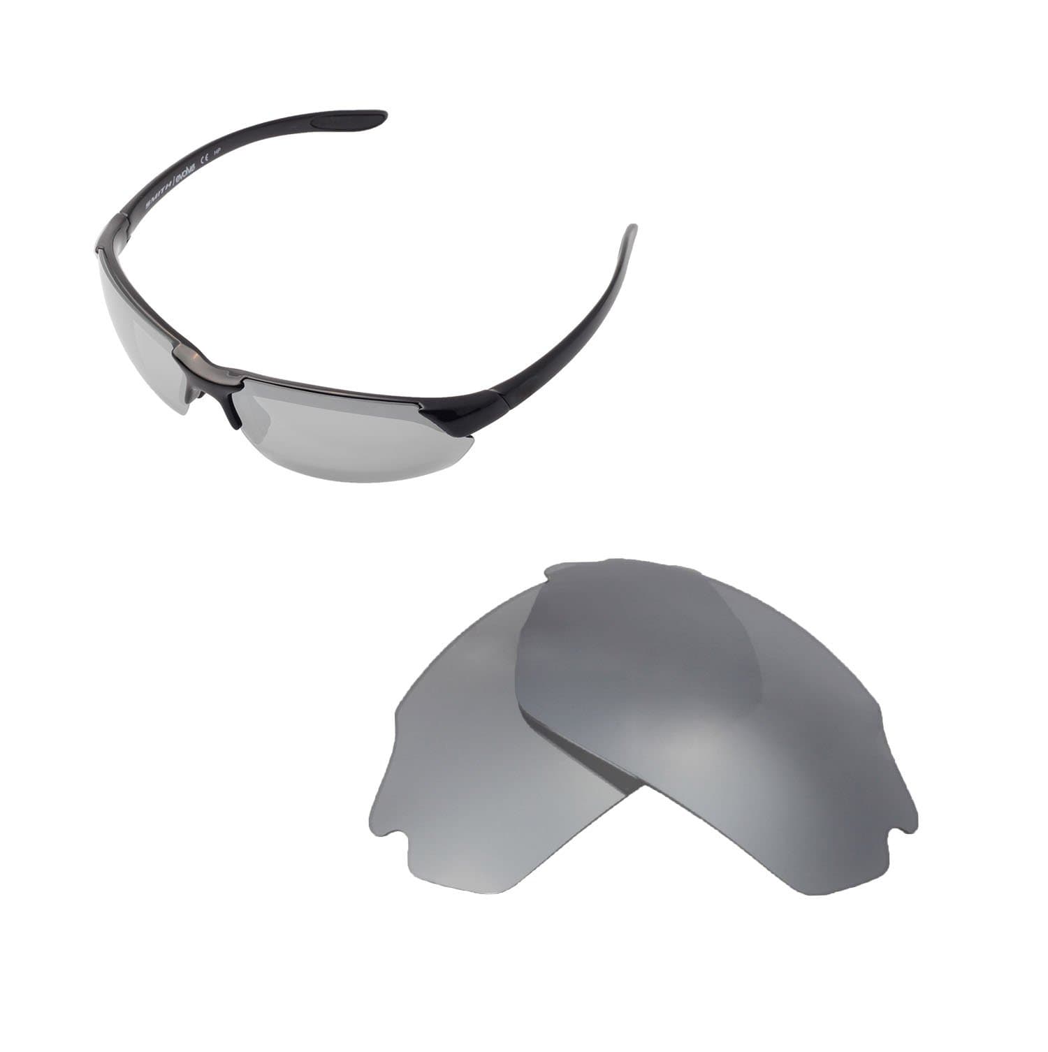 Walleva Replacement Lenses for Smith Parallel Max Sunglasses - Multiple Options Available