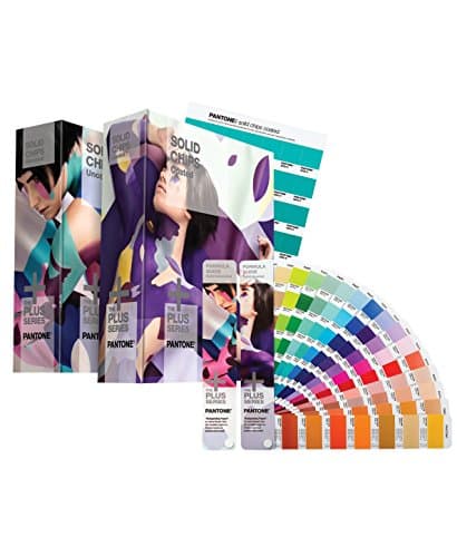 PANTONE Solid Color Set | GP1608N | Graphic Plus Series + latest issue of Architectural Digest Magazine + Magazine Cafe Bookmark