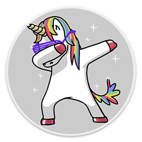 Multi-Function Mounts and Stands,Expanding Stand Grip Pop Mount Socket for Smartphones, iPhone and Tablets - Dabbing Unicorn White