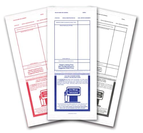 Addendum Stickers - Tape Version (Blue)