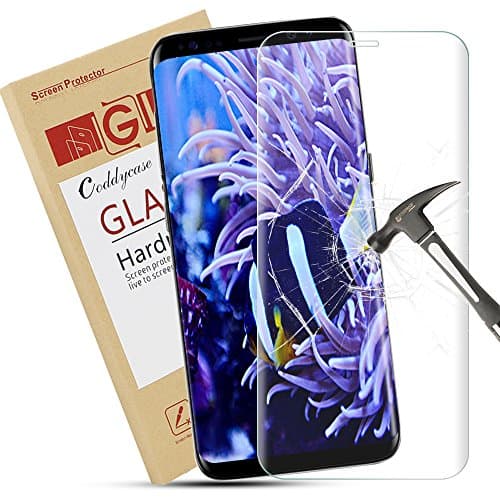 Galaxy S8 Plus Screen Protector,Coddycase Galaxy S8 Plus Tempered Glass, [Case Friendly][Anti-Scratch] 3D Curved Tempered Glass Screen Protector for Samsung Galaxy S8 Plus (Clear)