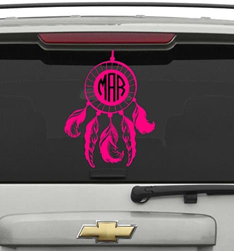 Dream Catcher Monogram Custom Decal