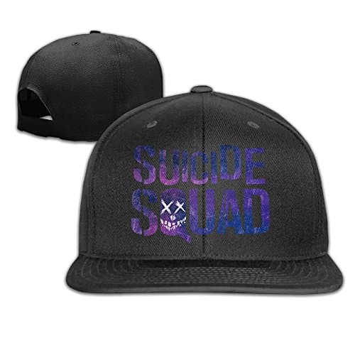 NNTBJ Adjustable Snapback Baseball Hat∩ Suicide Squad