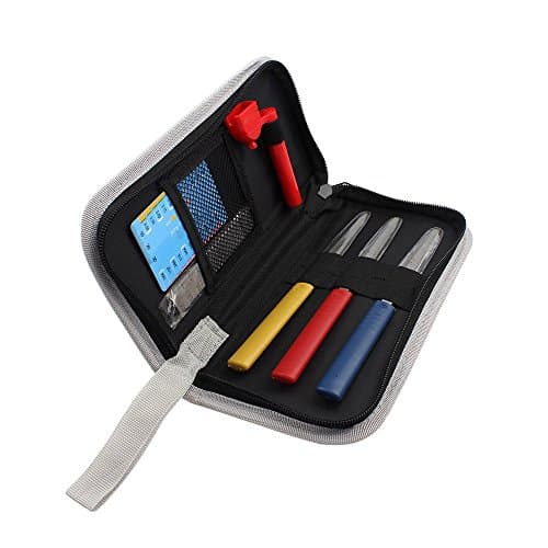 Richyi Professional Guitar Tool Kit File with String Action Ruler and Winder, Black