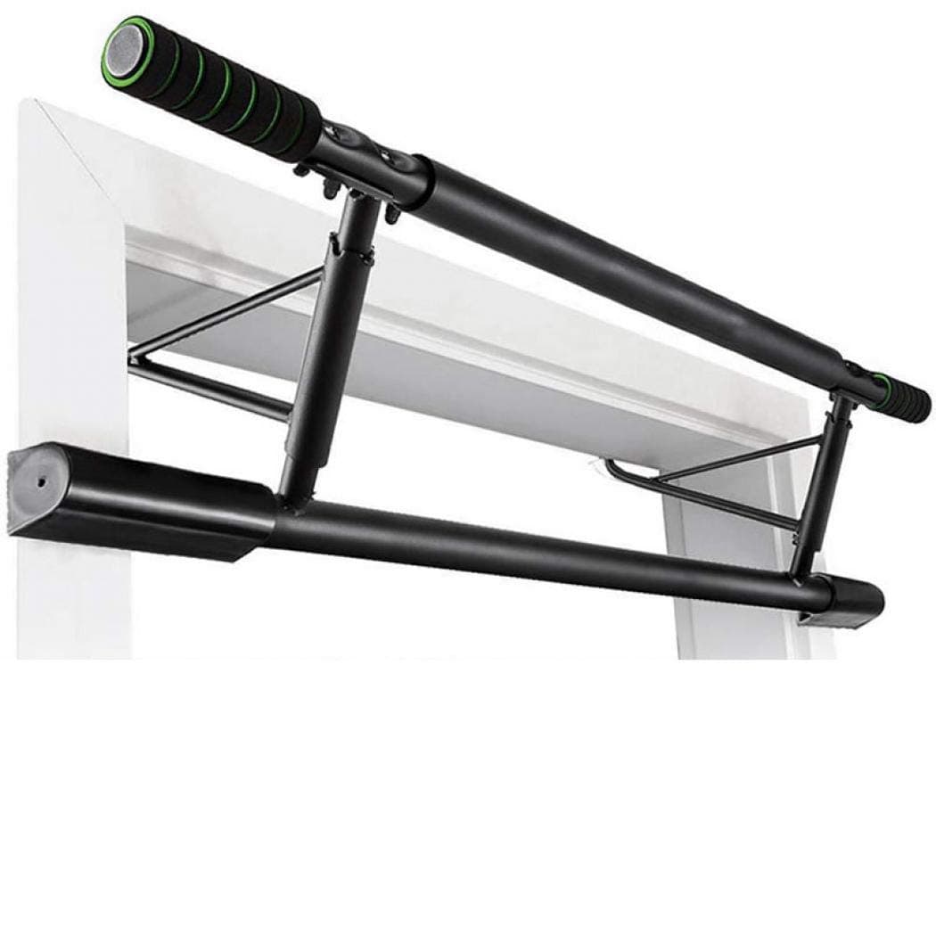 Foldable Pull-Up Bar Doorway Trainer with Smart Larger Hooks TechnologyChin-Up Bars for Door Frames Without Screws/Drilling, Workout for Home Gym Exercise