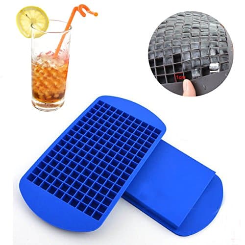 HOME CUBE® Silicone 160 Small Ice Maker Tiny Ice Cube Trays Chocolate Mold Mould Maker for Kitchen Bar Party Drinks - Random Color