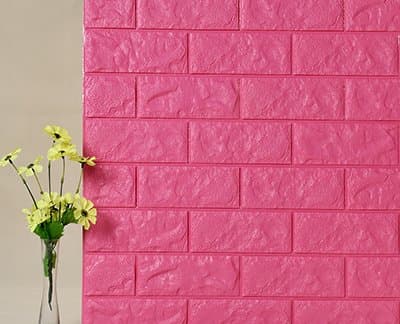 5 PCS DIY 3D Brick Pattern Wall Wall Stickers Self-Adhesive Peel-stick Wallpaper for Home Decor