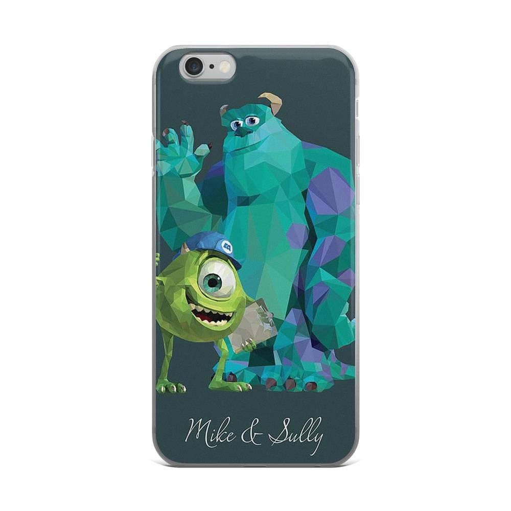 TeeTan Compatible with iPhone 6 Plus/6s Plus Case Monster Inc Baby Boo Miss Sulley Mike Pure Clear Phone Cases Cover