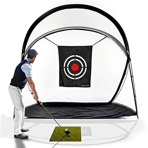 GALILEO Golf Hitting Net Driving Range Golf Practice Nets for Backyard Indoor Use with Target Carry Bag