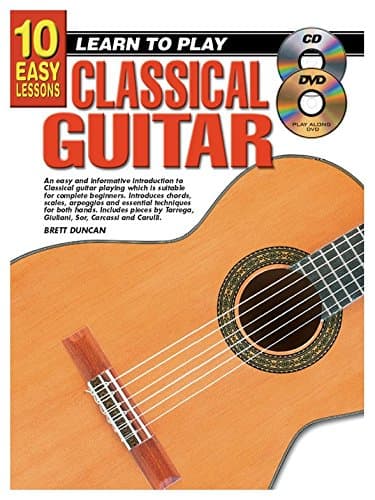 10 Easy Lessons Class Gtr Bk/Cd/Dvd