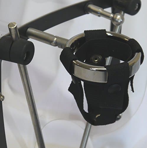 Roadrunner PLUS Motorcycle Drink Holder w/Bottle Insert, Windshield (Chrome)