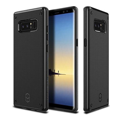 Patchworks Galaxy Note 8 Case Patchworks Flexguard Series in Black, Slim Fit Protective Case Extreme Cover with Poron XRD