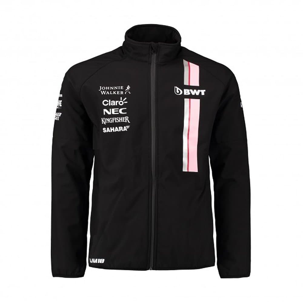 Force India 2017 Team Softshell Jacket - Black - Medium