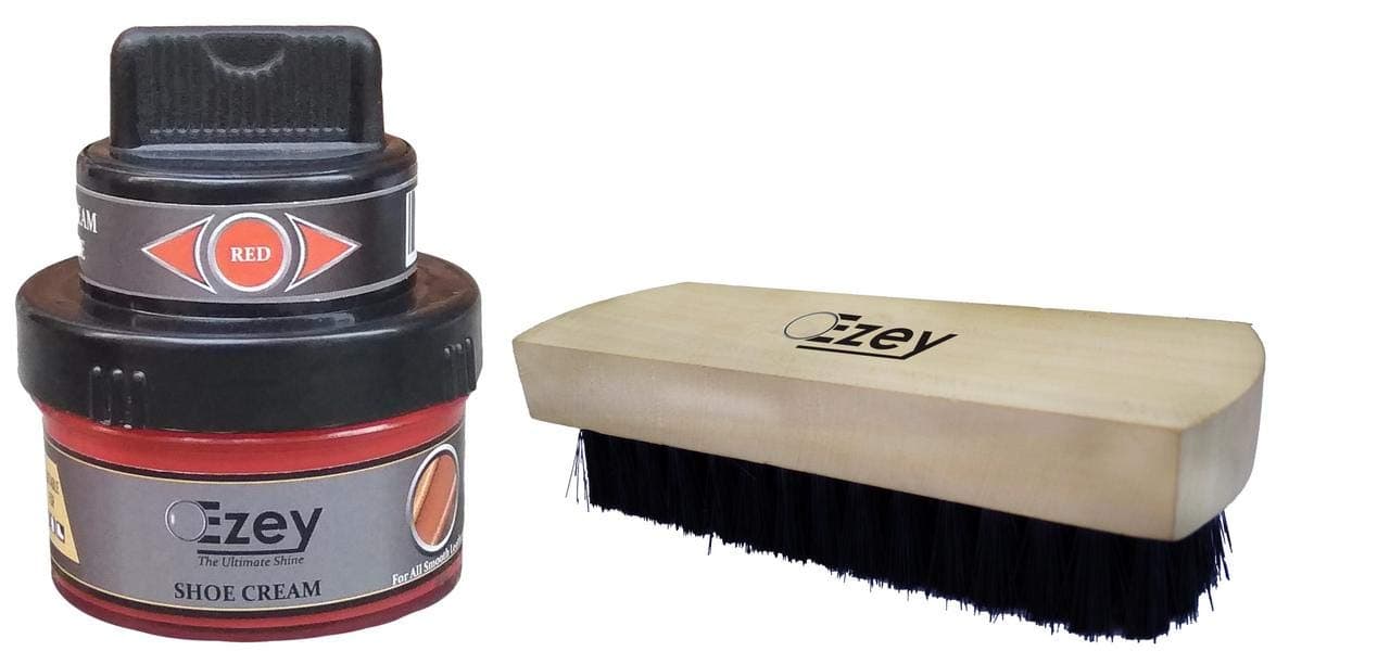 Shoe Cream (Red)+Shoe brush