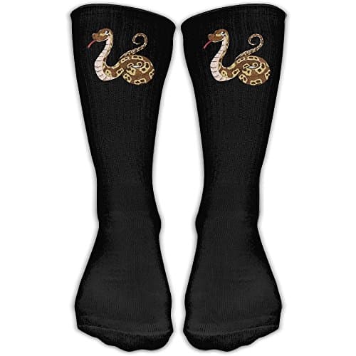 Cute And Cuddly Ball Python Snake Unisex Thin Ankle Crew Socks For Men &women