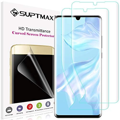 SUPTMAX Screen Protector for P30 Pro [Case Friendly] P30 Pro TPU Film [Full Coverage] P30 Pro Screen Film