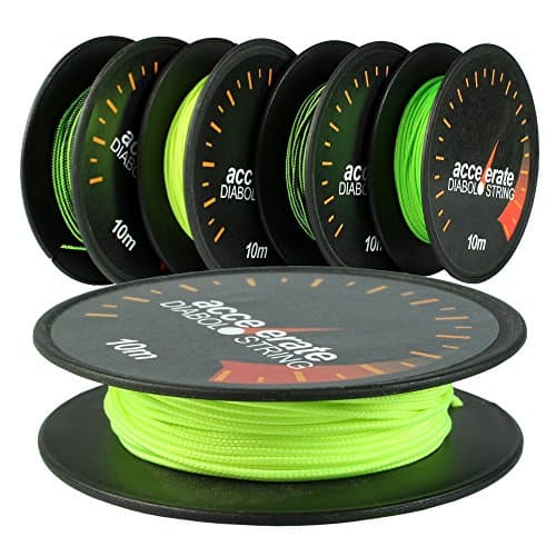 Accelerate Diabolo String - 10m-UV Yellow