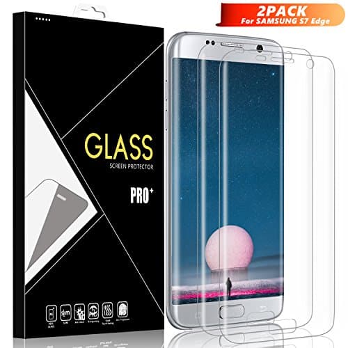 Loisa Galaxy S7 Edge Screen Protector [2 Pack], Full Coverage 3D PET Soft TPU Premium Screen Film with Lifetime Replacement Warranty for Samsung Galaxy S7 Edge