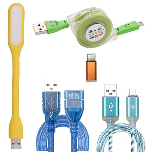 Usb 2.0 Cable Lightning Micro Usb Cable (3ft ) Retractable Luminous Micro Usb Cable (3ft) Fast Charger and Data Sync Cord Usb Extension Cable Male to Female (4.7ft）Micro to Type-c Adapter and USB Led
