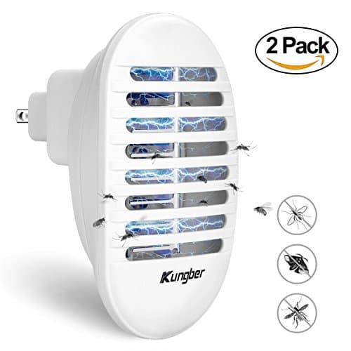 Kungber 2 Pack Bug Zapper with Storage Box UV Light Mosquito Killer Electronic Insect Killer Eliminates Most Flying Pests, Mosquito &amp; Insect for Indoor Use
