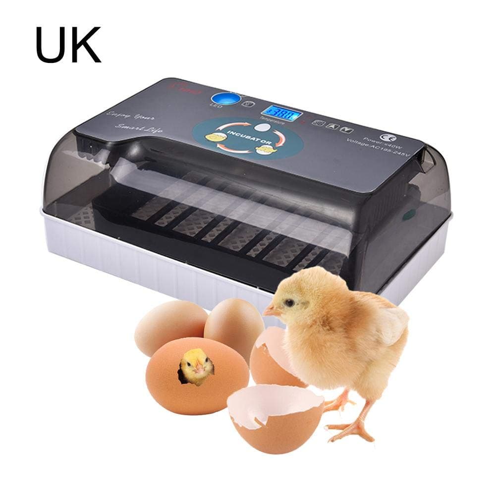 Eggs Digital Fully Automatic Incubators,Automatic Egg Turning Temperature Control For Chicken, Poultry Hatching For Chickens Ducks Goose Birds Turkey W/Illumination And LED Display,4-35 Eggs