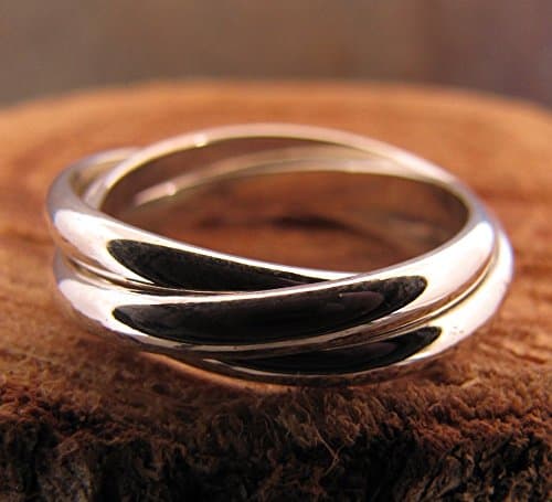 Argentium Sterling Silver Rolling Ring