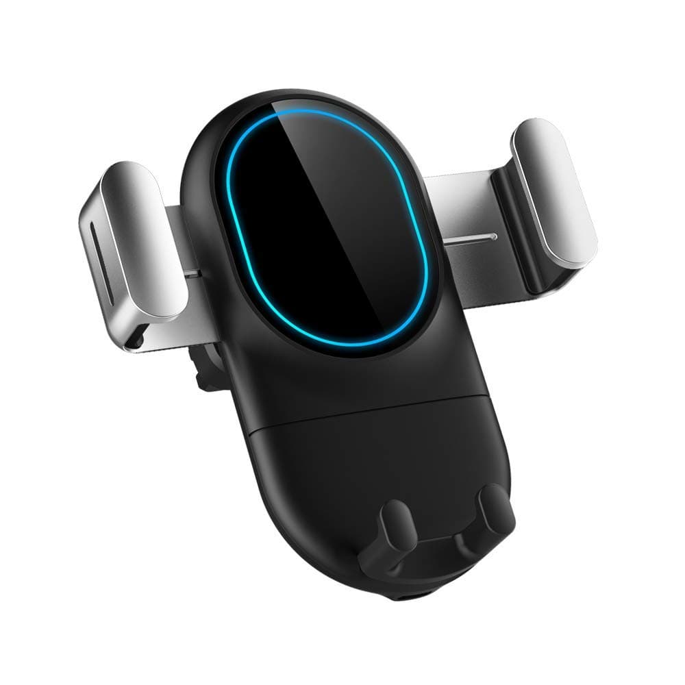 Innoo Tech Wireless Car Charger, Fast Wireless Charger Automatic Sensor Car Phone Holder, Auto-Clamping Car Air Vent Mount for iPhone SE/11/11 Pro/11 Pro Max/XS Max/XR/X/8/8p, Samsung S20/S10/Note 10