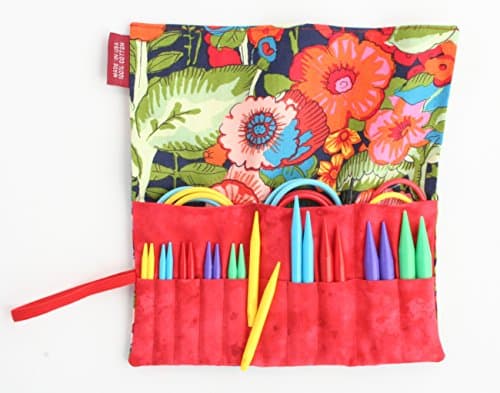 Denise2Go Interchangeable Knitting Needles, Sharp Short Tips Complete (US5-15) (Summer Garden)