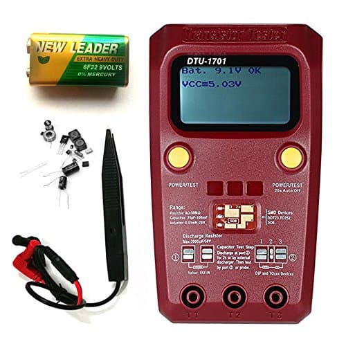 Transistor Tester Digital Multimeter Electronics Multi Tester [Energy Class A+++]