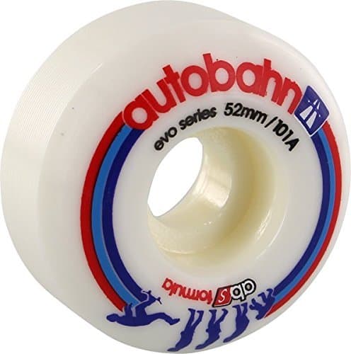 Autobahn Evolution 52mm 101a White Skate Wheels