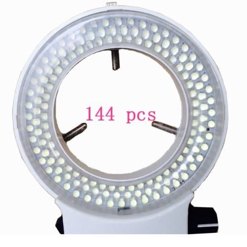 Sinotech 144 Pcs LED Circle Light Microscope Ring Light + Power Adapter Ss-hg-09p White Colors