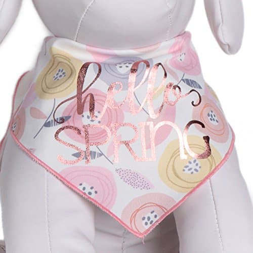 Tail Trends Easter Dog Bandanas with Easter Bunny and Easter Egg Designs - 100% Cotton