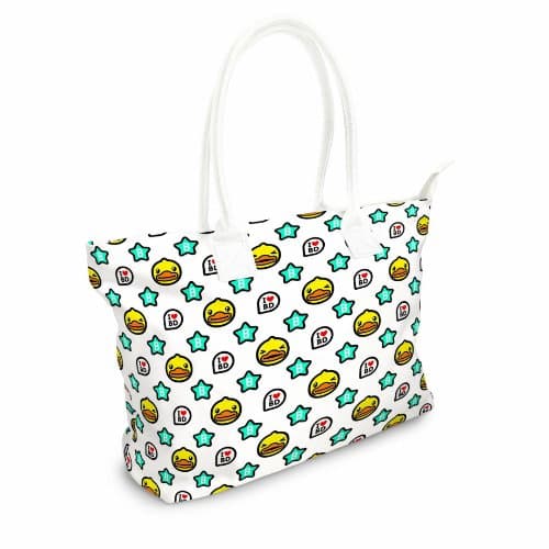 B.Duck Star Pattern Horizontal Tote Bag