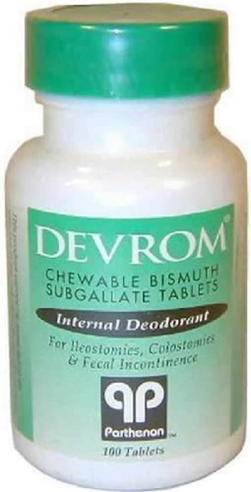 Devrom Chewable Tablets (Internal Deodorant) - 100 tabs (6 Pack)