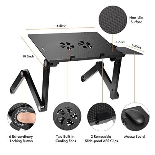 Laptop Stand - Computer Table in Bed &amp; Couch / Sofa Recliner Tray