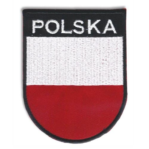 Sew-On Patch - POLSKA Flag Shield