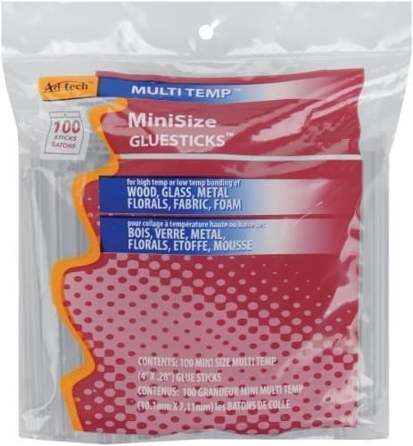Multi-Temp Mini Glue Sticks-.28x4 100/Pkg