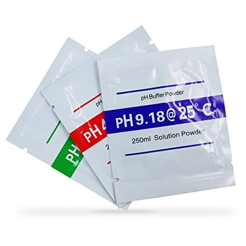 Newdy 12-pack pH Meter Buffer Solution Powder Set For Precise and Easy PH Calibration,Packet of 4.00, 6.86 and 9.18 PH Buffer Powder
