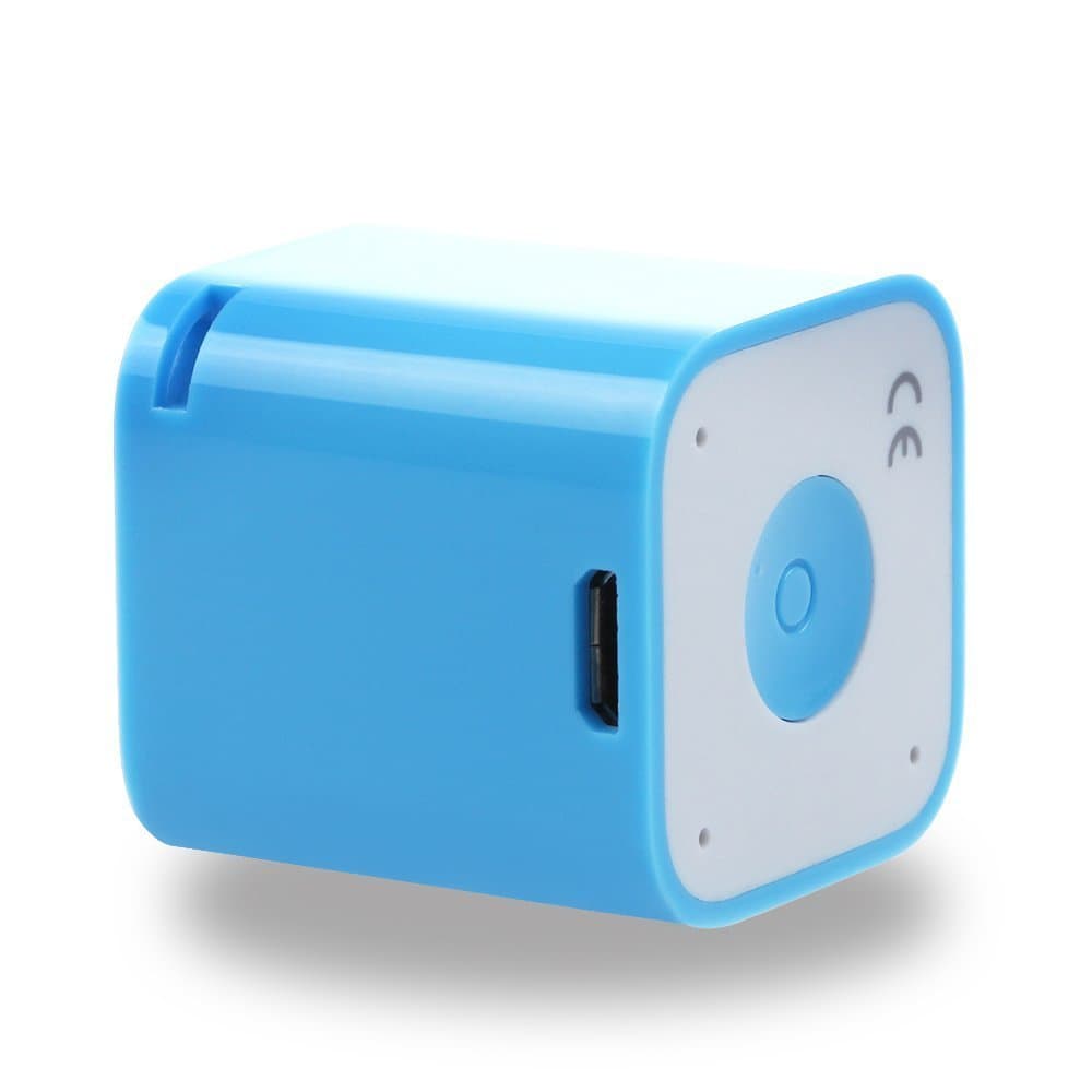 Mini Bluetooth Speaker Smallest Numasanltd Remote Shutter Anti-Lost Device for Phone Impressive Sound Quality for Listening Music Taking Self-Portraits Handsfree Call (Blue)