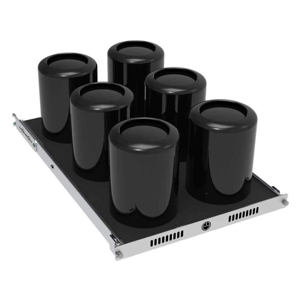 RackSolutions 6U Mac Pro Rack Shelf For Apple Mac Pro Computers - 2nd Generation Late 2013