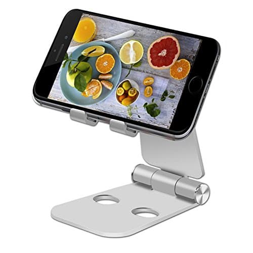 Noyazu Multi Angle Tablet Stand Portable Foldable Adjustable Desktop Stand Holder Dock for 4-10 Inch Kindle Fire Paperwhite iPad 2017 Pro 9.7, 10.5, Air mini 2 3 4,Nintendo Switch