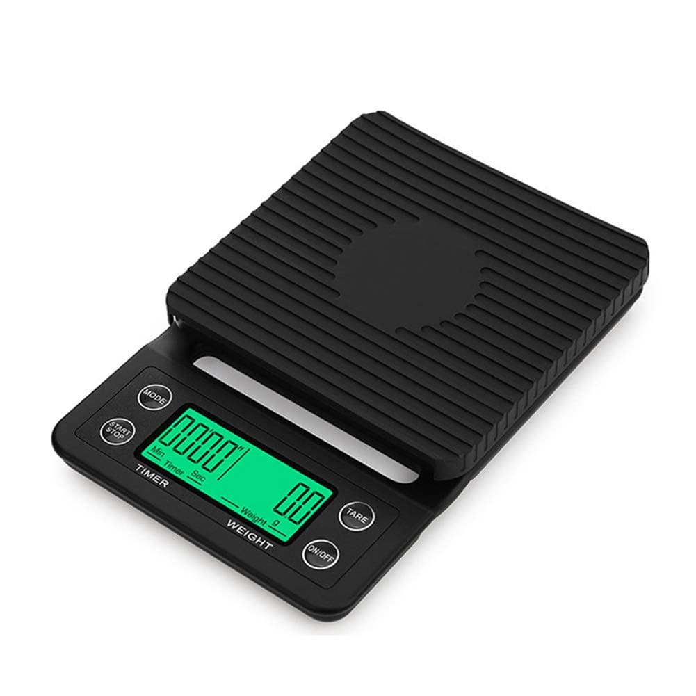 Herewegoo Multifunctional Digital Coffee Scale LCD Digits Display with Timer Kitchen Scale